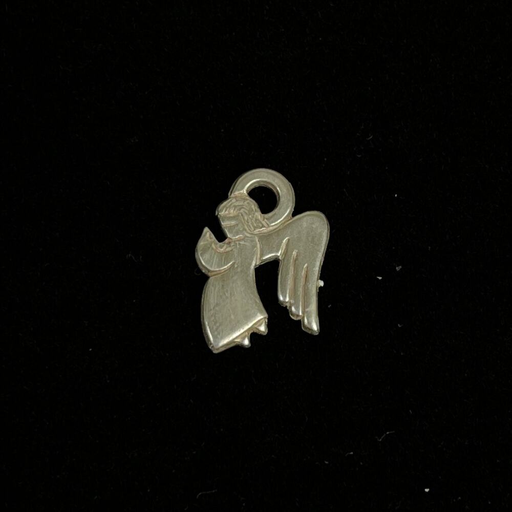 Retired James Avery Sterling Silver Praying Angel Charm Vintage